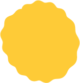 Elément graphique illustrant un cercle jaune pour un projet fictif les Rats des chants, guiguette